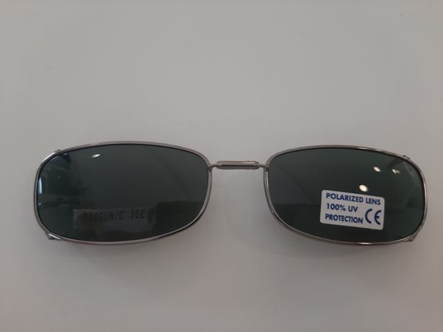 Gafa metálica con suplemento sol