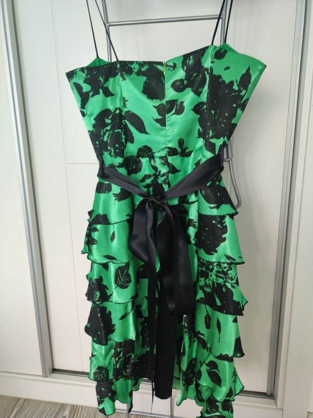 Vestido de fiesta o boda estampado