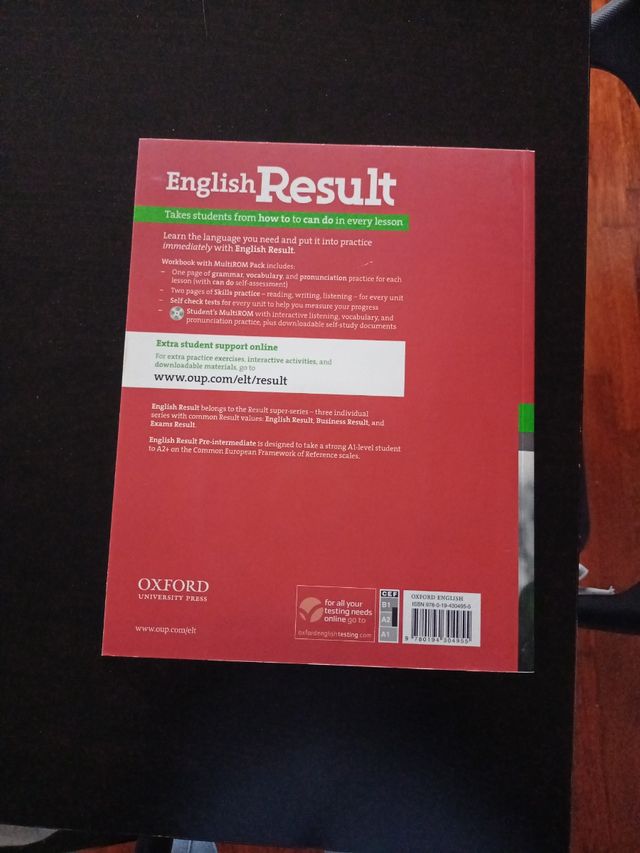 English Result Pre-Intermediate Workbook