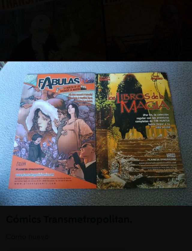 Cómics Transmetropolitan.