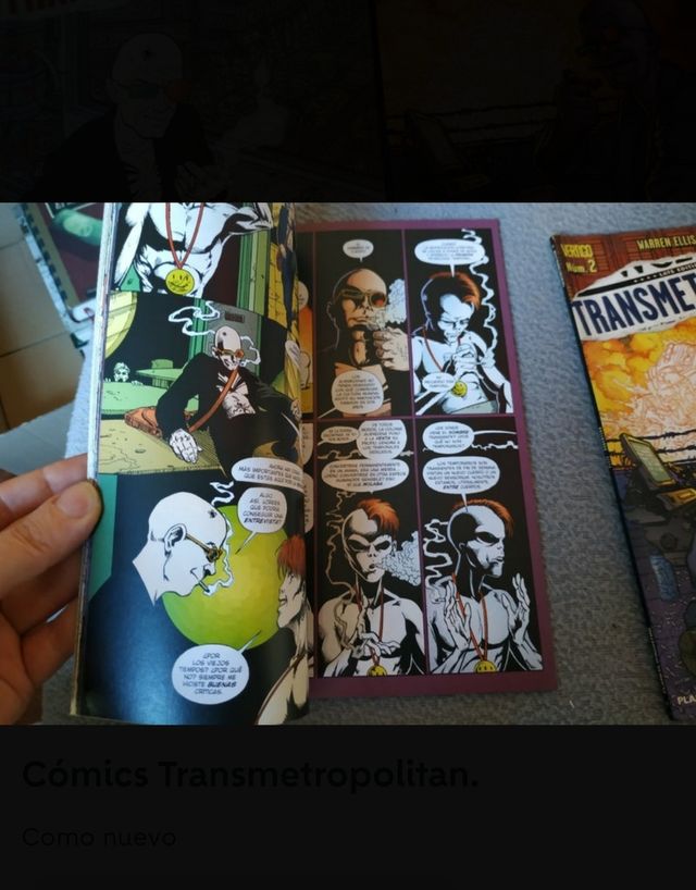 Cómics Transmetropolitan.