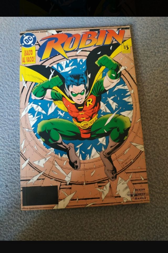 Cómic Robin. Salto al vacío.