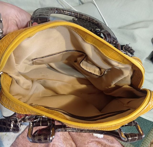 magnífico bolso de gran colorido