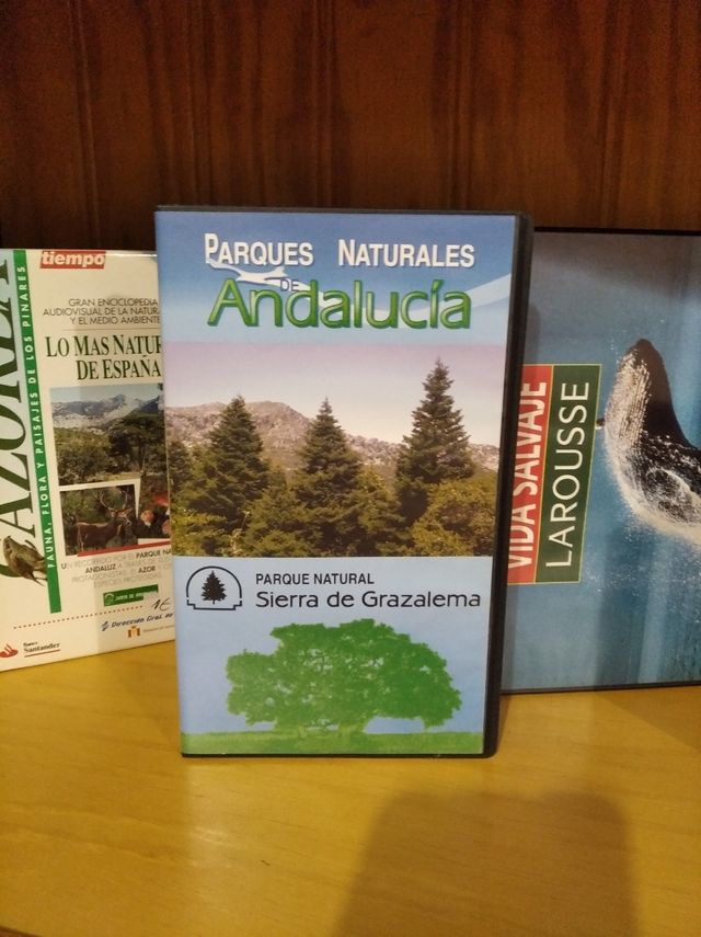 Cintas VHS naturaleza