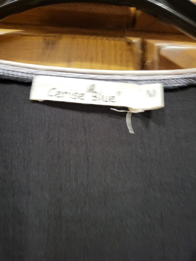 vestido negro, talla M