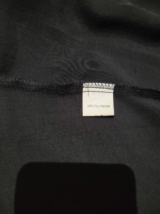 vestido negro, talla M