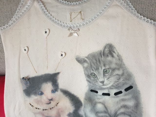 Camiseta gatos