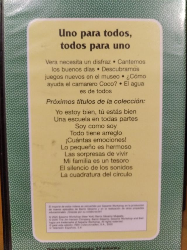 Películas VHS infantiles