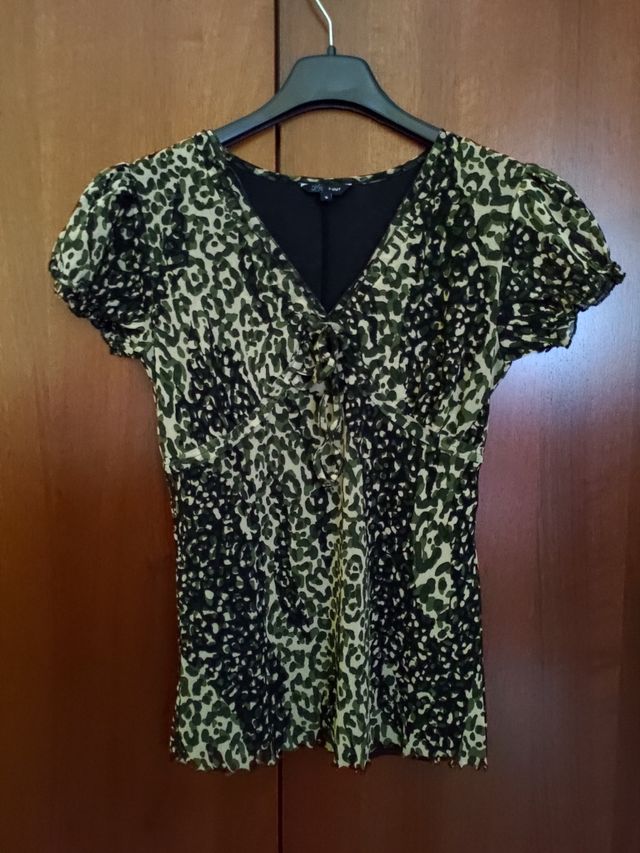 T-shirt maniche corte maculata