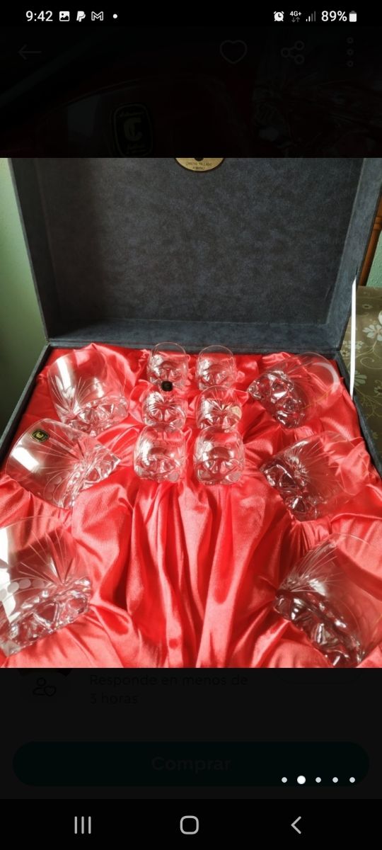 6 vasos whisky + 6 chupitos