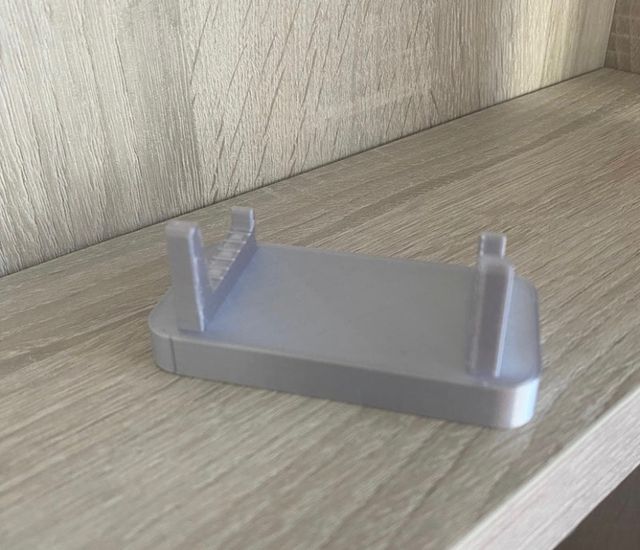 Soporte expositor game boy advance color plata