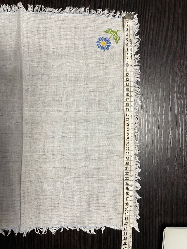 Tovaglia vintage con fiorellini con 6 tovaglioli 