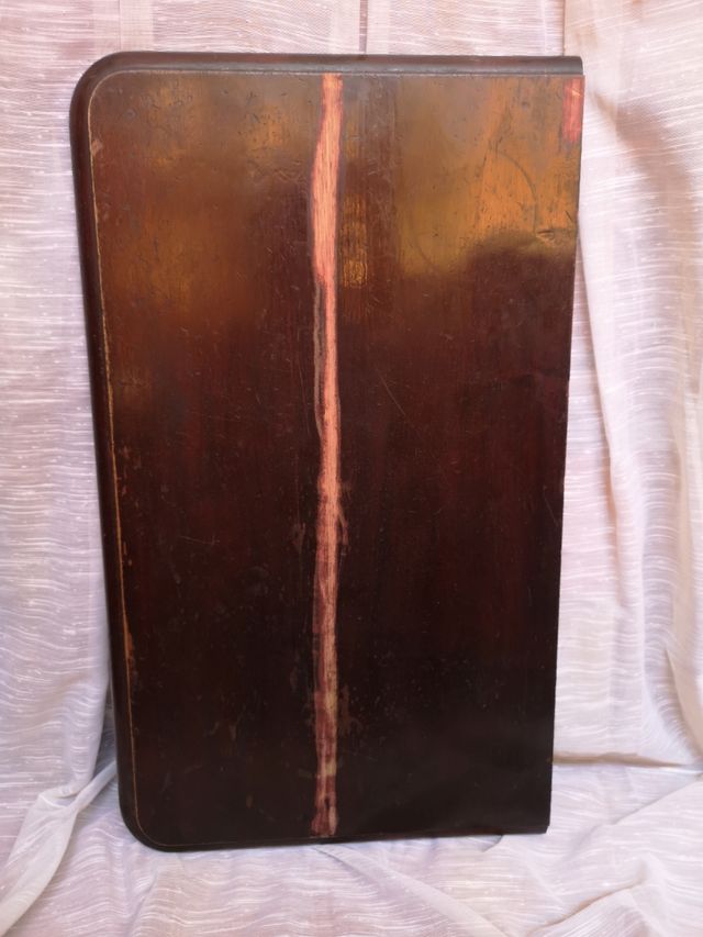 Mesa antigua barco de madera caoba para pared