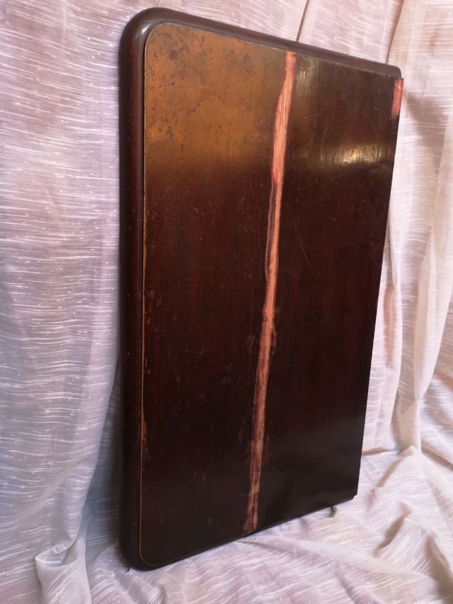 Mesa antigua barco de madera caoba para pared