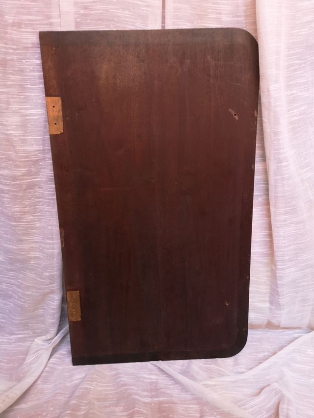 Mesa antigua barco de madera caoba para pared