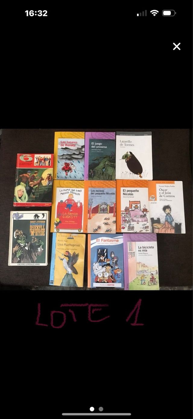 Libros (en Castellano) de lectura.