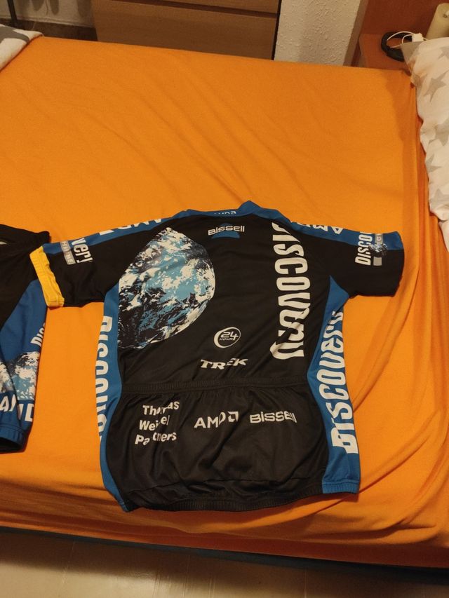 EQUIPAMENTO DE CICLISMO DISCOVERY CHANEL L/XL