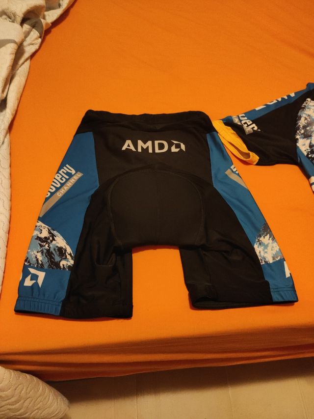 EQUIPAMENTO DE CICLISMO DISCOVERY CHANEL L/XL