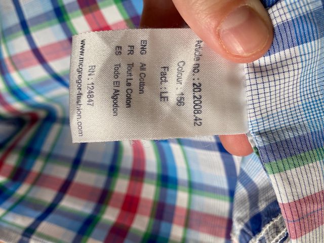 Camisa cuadros - Mcgregor 