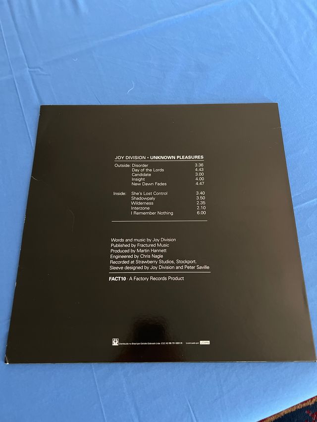 Joy Division Unknown Pleasures