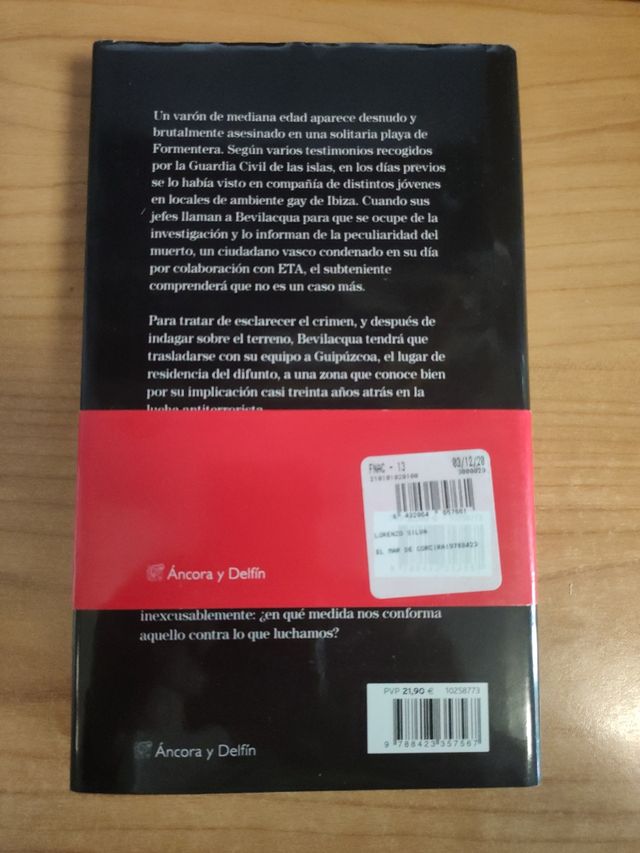 LORENZO SILVA. EL MAL DE CORCIRA. FIRMADO. LIBRO
