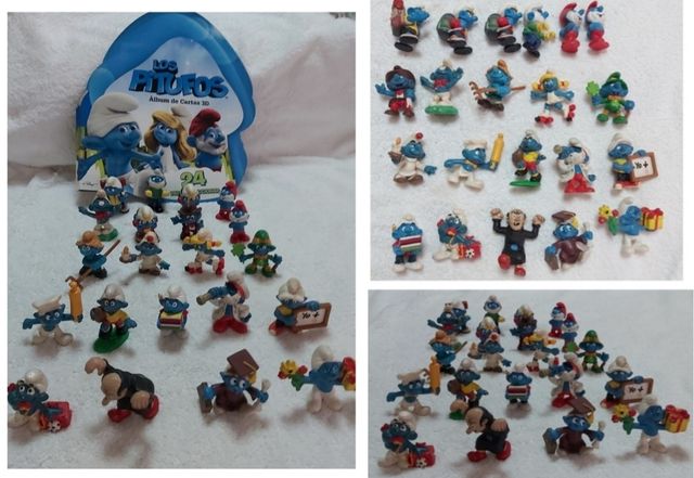 antiguas figuras de goma / indios/ plomo