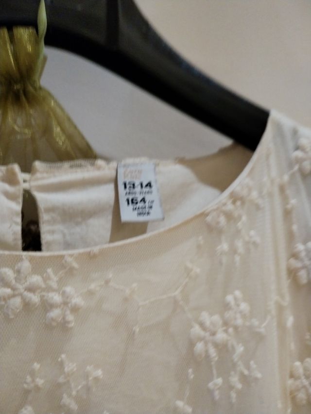 Vestido verano Zara kids ideal ceremonias.Rebajado