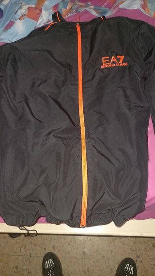 EA7 chándal deportivo con cremallera para hombre, ropa deportiva con  capucha y pantalones, prendas de vestir informales, 2021|Conjuntos para  hombres| - AliExpress