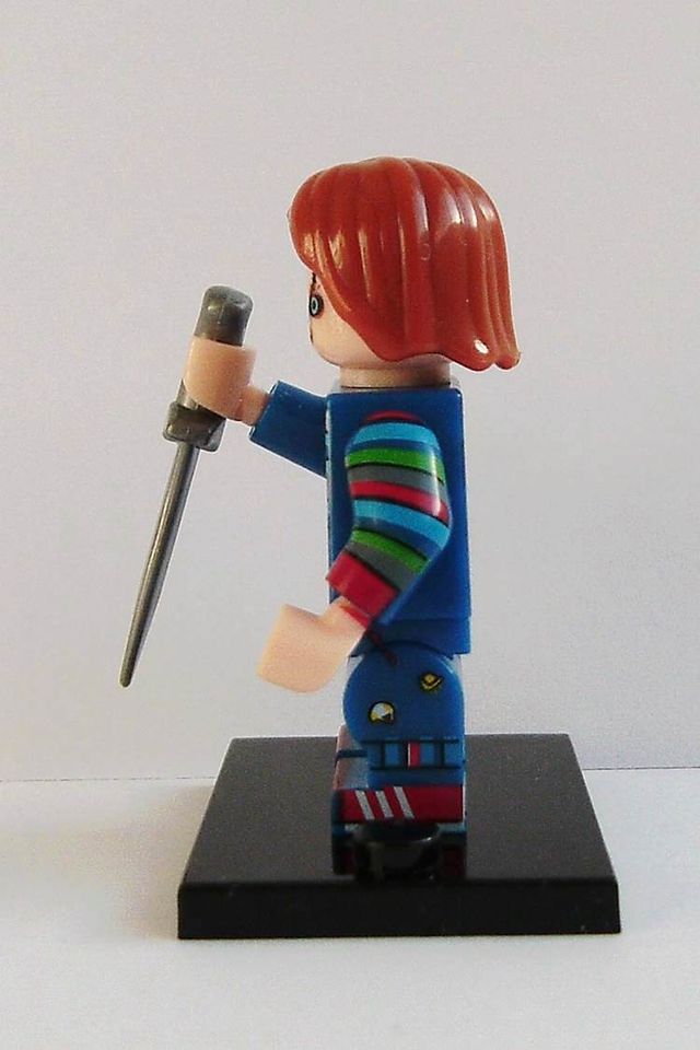 Figurita de Chucky estilo Lego