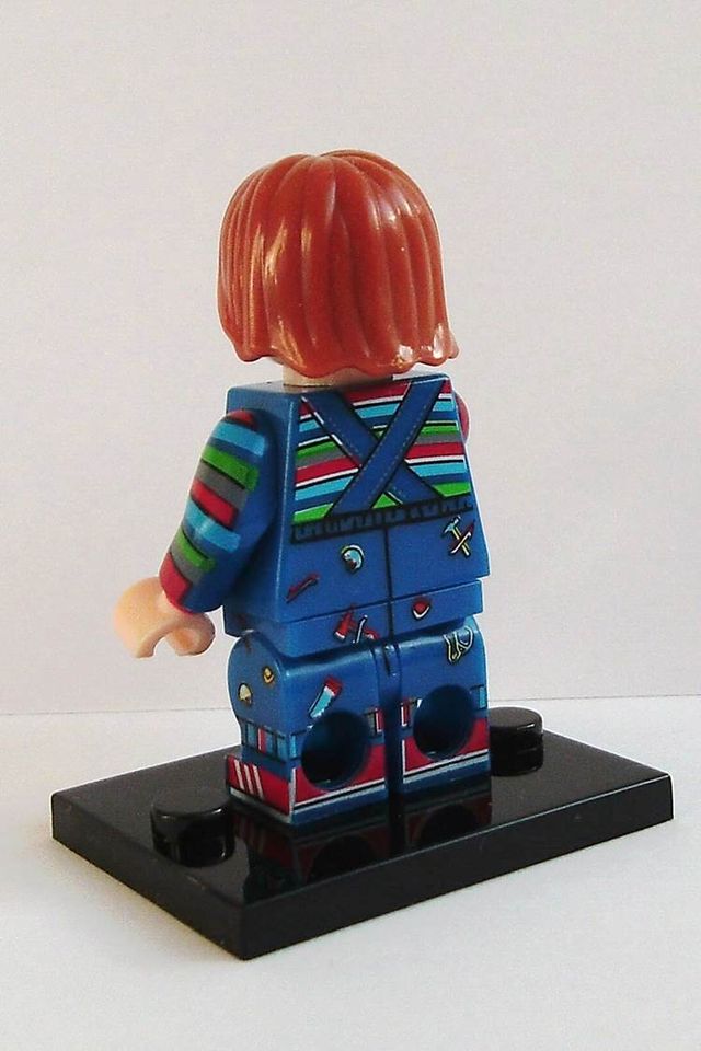 Figurita de Chucky estilo Lego