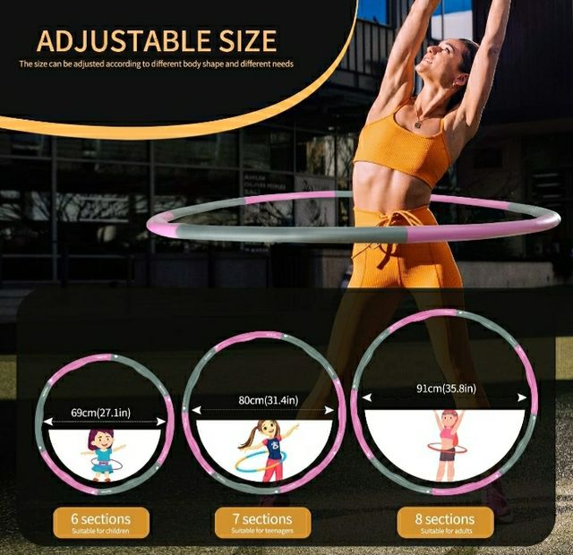 Hula Hoop 8 Secciones Desmontable