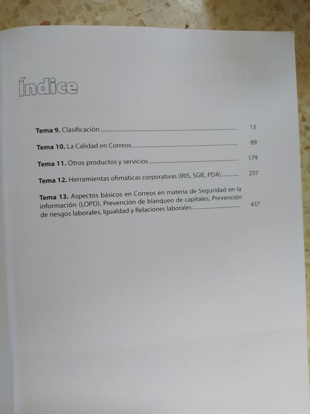 pack libros temario oposiciones correos