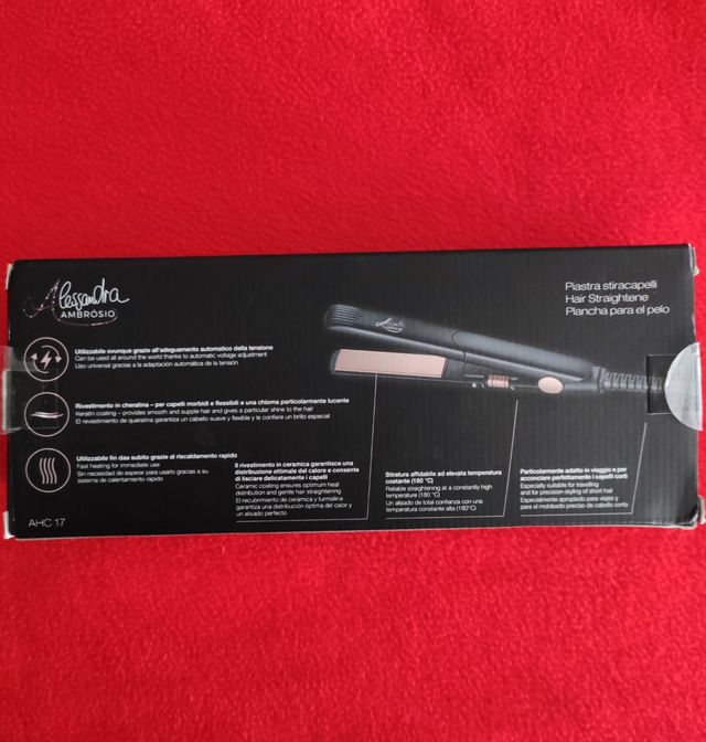 Mini plancha de viaje para pelo 25W