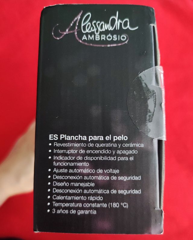 Mini plancha de viaje para pelo 25W