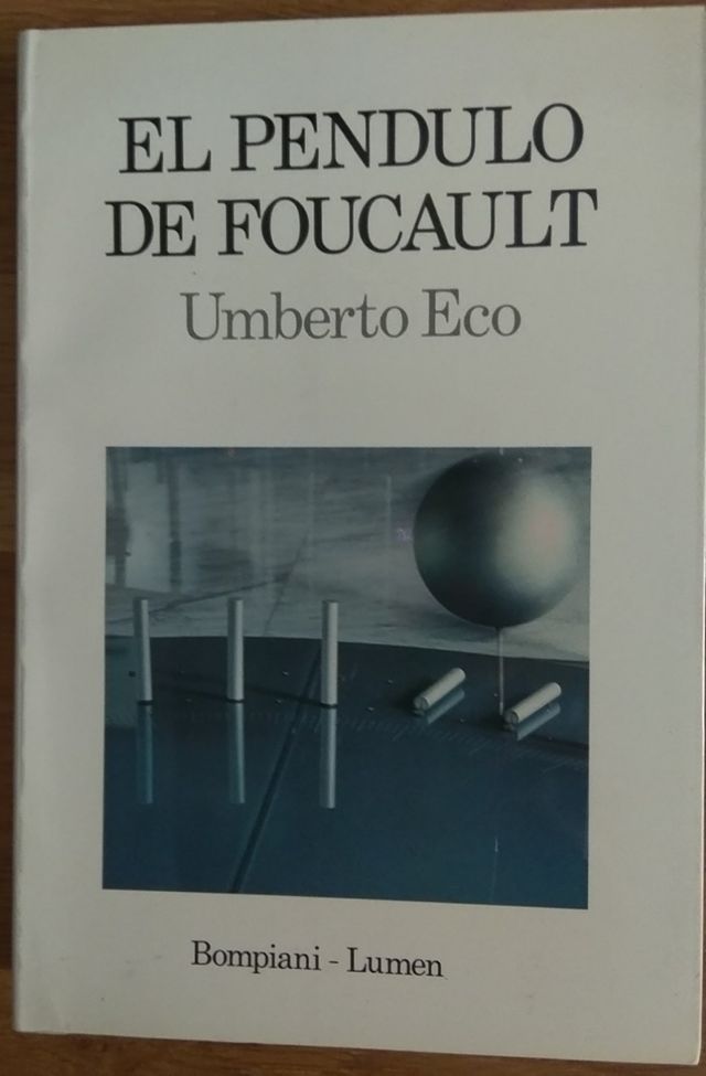 Libro El pendulo de Foucault 