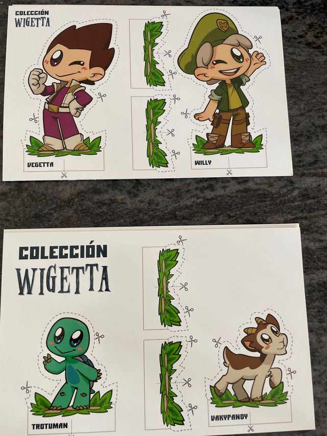 colección wigetta recortables