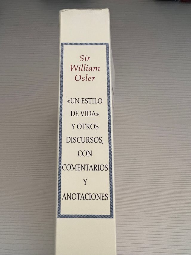 Un estilo de vida, Sir William Osler