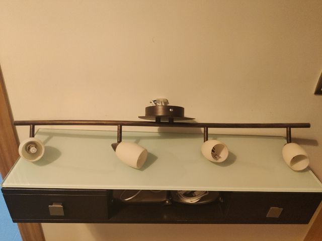 Lampara de techo 4 apliques