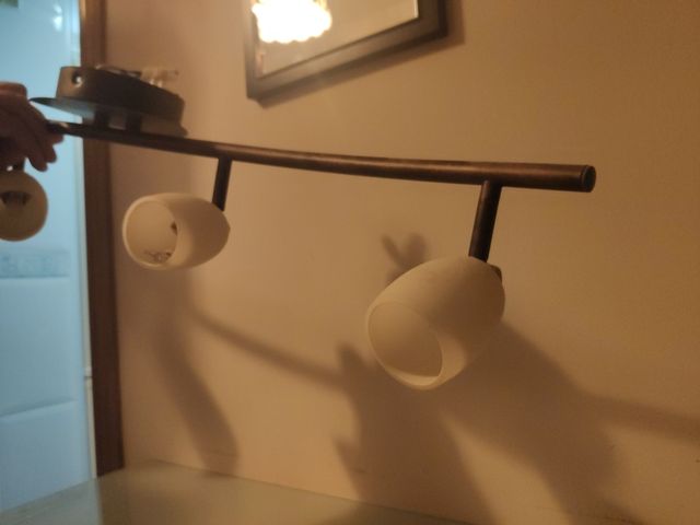 Lampara de techo 4 apliques