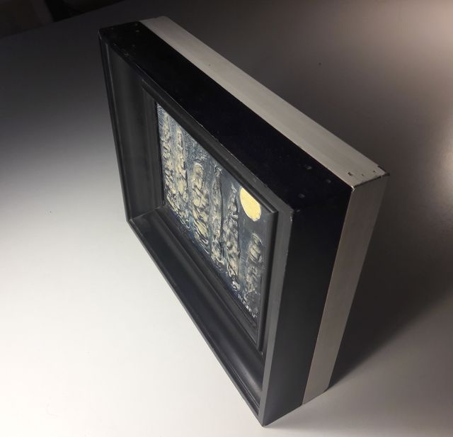 Cuadro Oleo original Eudald Alabau pintura doble