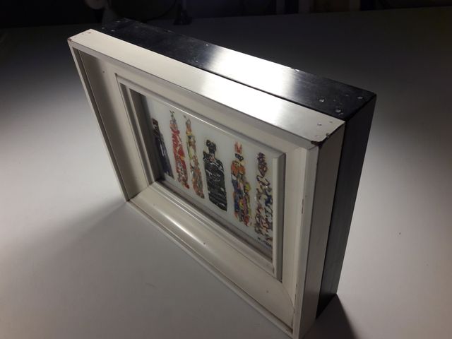 Cuadro Oleo original Eudald Alabau pintura doble