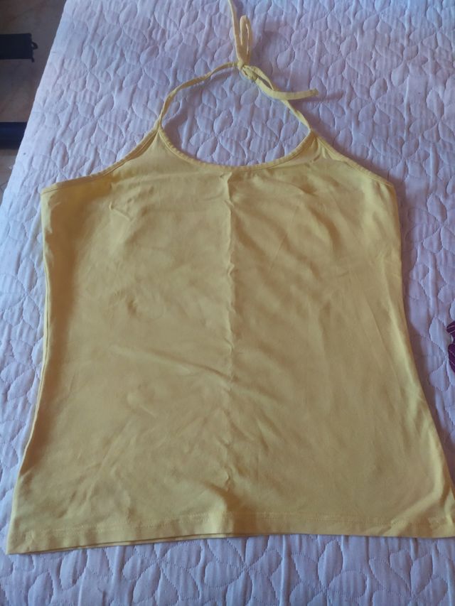 top amarillo talla 38