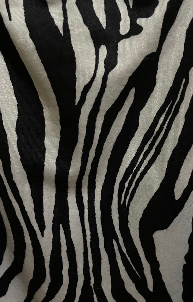 Top estampado zebra