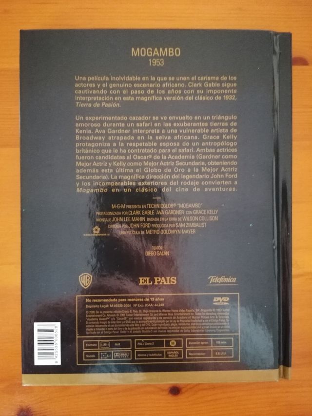 Películas en Dvd y libro