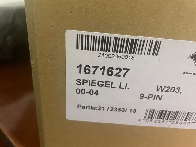 Mercedes-Benz C220 retrovisor izq. 2004