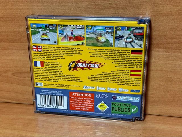 Crazy Taxy_Pal España_Precintado