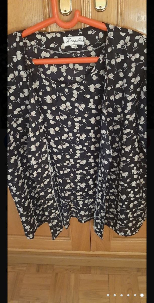 camisa con top estampado