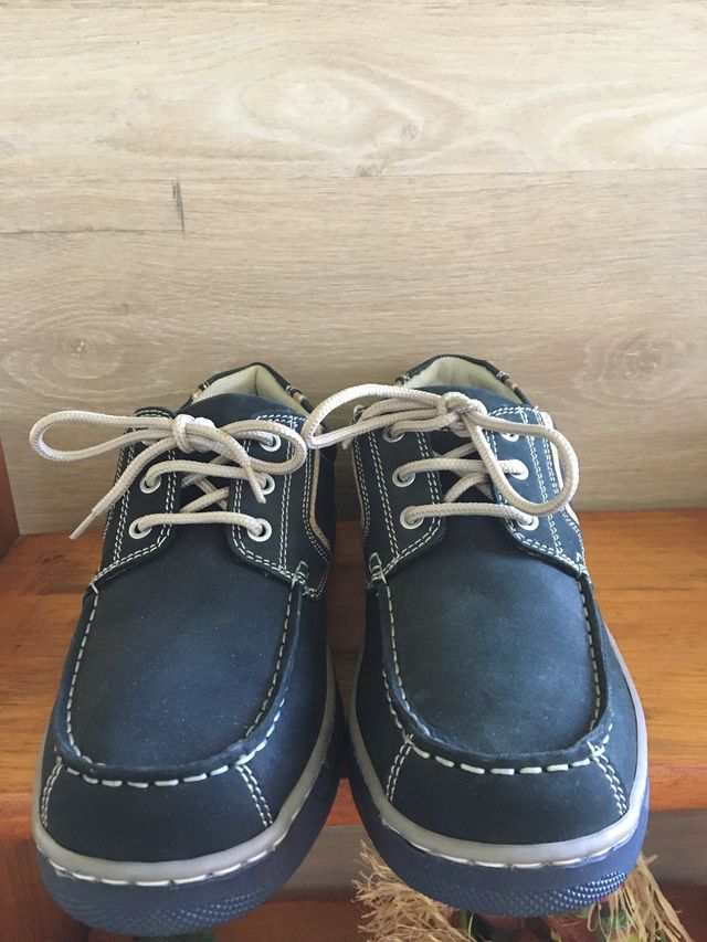 Náuticos de piel hombre