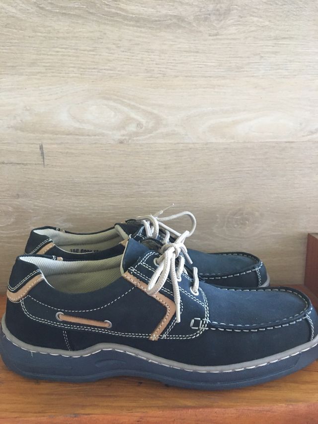 Náuticos de piel hombre