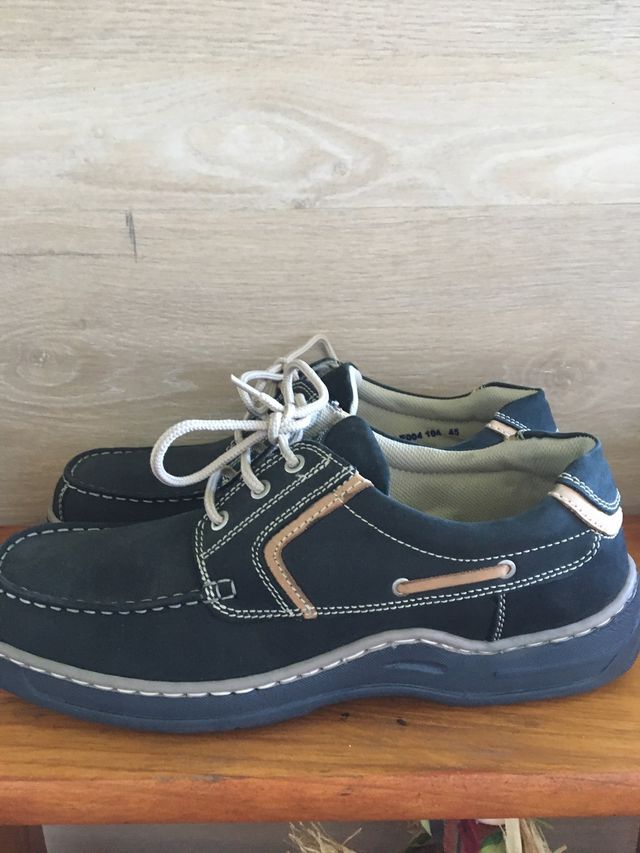 Náuticos de piel hombre